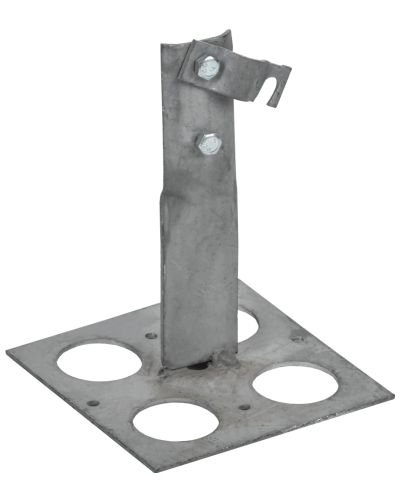 Держатель проводника круглого 6-10мм винтовой IEK (ZDP85-13-1-16-90) в Уссурийске Крепеж Pintop.ru