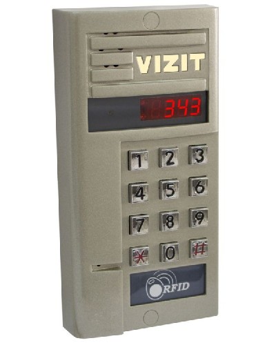 Блок вызова домофона Vizit БВД-343FCPL в Уссурийске Блоки вызова многоабонентные Pintop.ru