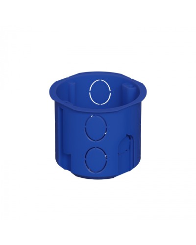 Коробка установочная D68x62мм межцентр. 71мм, IP20, цвет синий Экопласт (44658) в Уссурийске Распределительные коробки Pintop.ru