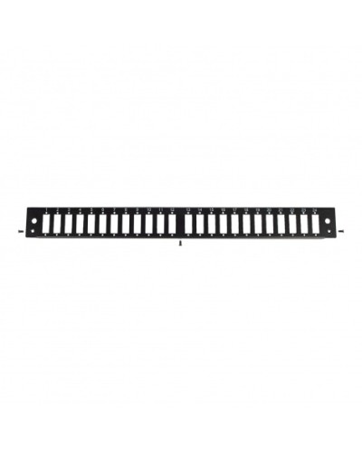Панель лицевая для выдвижной оптич. полки, 24 SC Duplex/24 LC Quadra, черный Datarex DR-546145 в Уссурийске Патч-панели Pintop.ru