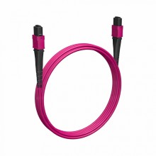 Кабельная сборка MPO(F)-MPO(F)-12 волокон 50/125 OM4, 3 m Cabeus (FOP-50-OM4-12-MPO(f)-12-MPO(f)-B-3m)