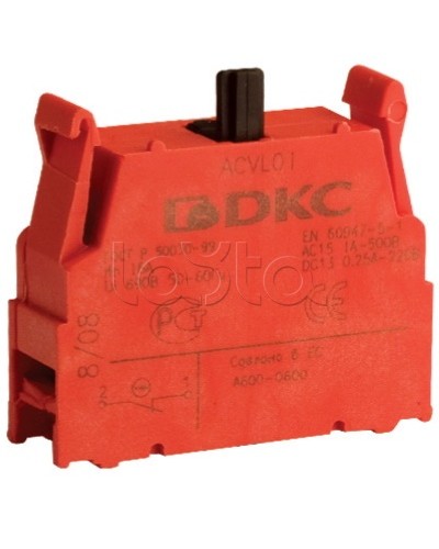 Блок контактный с клеммными зажимами (нормально-разомкнутый) DKC ACVL02 в Уссурийске Клеммные колодки Pintop.ru