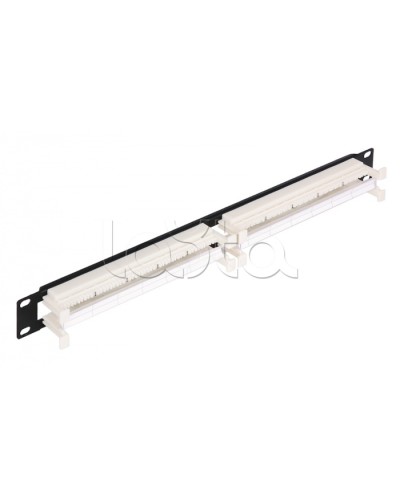 Патч-панель 1U 100 пар NIKOMAX (NMC-RB110-100) в Уссурийске Кроссовое оборудование тип 110 Pintop.ru