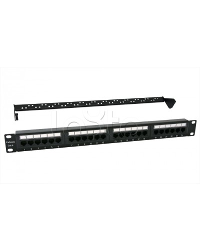 Патч-панель 19, 1U, 24xRJ45 Cabeus PL-24-Cat.6-Dual IDC в Уссурийске Патч панель Pintop.ru