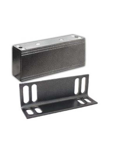 Замок электромагнитный Олевс М1-500 с уголком серебряный антик в Уссурийске Электромагнитные замки Pintop.ru