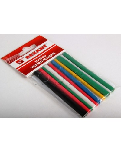 Набор термоусадочных трубок №1 (АВТО) (10шт/уп) REXANT 29-0101 в Уссурийске Аксессуары для кабель-канала Pintop.ru