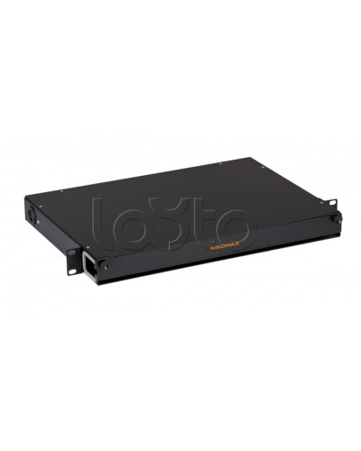 Органайзер оптический 19, 1U NIKOMAX NMC-OKFP-SL-1U-BK в Уссурийске Кабельные органайзеры Pintop.ru