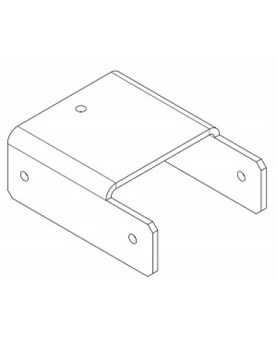 Накладка прямая нижняя PERCo-MB-16.4 в Уссурийске Дополнительное оборудование для СКУД Pintop.ru
