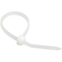 Стяжка 100x2,5 мм нейлоновая, белая IEK UHH31-D025-100-100