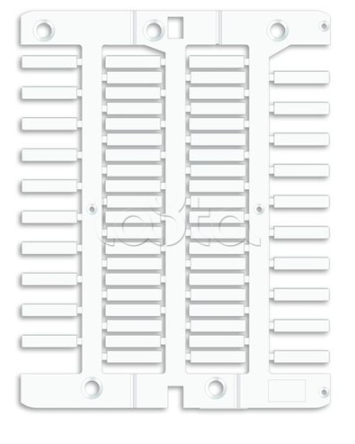 Маркировка для провода, жесткая, для трубочек. 4х23мм. Белая DKC NUT23 в Уссурийске Крепежные изделия Pintop.ru