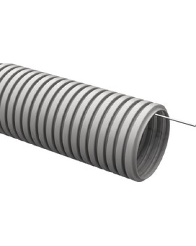 ELASTA Труба гофр. ПВХ d=16мм с зондом (50м) IEK (CTG20-16-K41-050I) в Уссурийске Труба гофрированная Pintop.ru