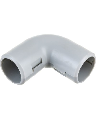 CI32G Угол 90 гр.(2част.) для труб D32мм, чёрный (1уп = 10шт) Экопласт (41232-10BL) в Уссурийске Повороты, муфты, тройники Pintop.ru