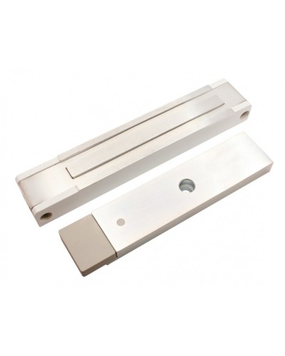 Электромагнитный замок с датчиком состояния двери ALeko ALM-400P (12В белый) в Уссурийске Электромагнитные замки Pintop.ru