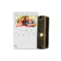 AccordTec Комплект домофонии AT-home4 WH-BZ