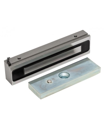 Электромагнитный замок AccordTec ML-200K-3 Premium Grey с уголком в Уссурийске Электромагнитные замки Pintop.ru