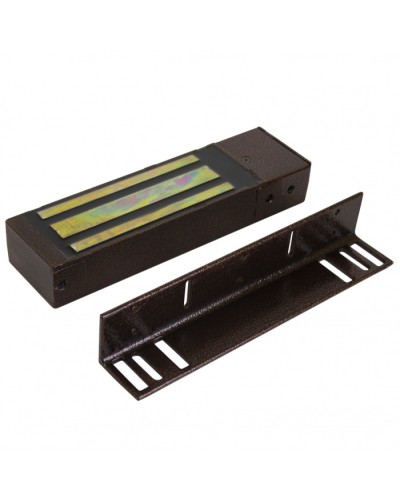 Электромагнитный влагозащищенный замок AccordTec ML-395KB-2 без электроники с датчиком Холла ,цвет Коричневый в Уссурийске Электромагнитные замки Pintop.ru