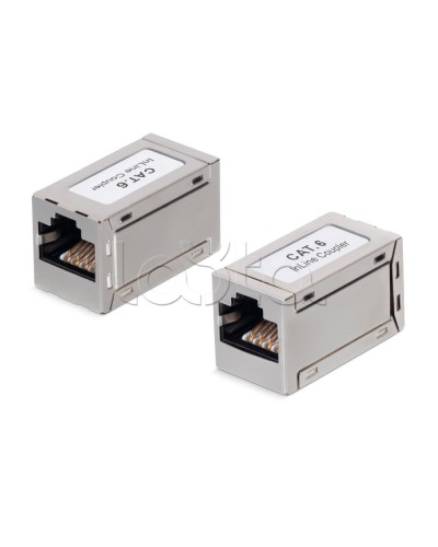 Проходной адаптер RJ45-RJ45 Cabeus (CA-8P8C-C6-SH) в Уссурийске Коннекторы Pintop.ru