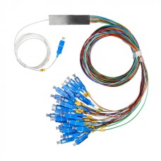 Разветвитель планарный 1х2 оконцованный SC/UPC 9/125 вывод 1,5м буфер 0.9мм 1260/1650 Cabeus (FCT-PLC-1/2-9-SC/U-1.5-0.9)