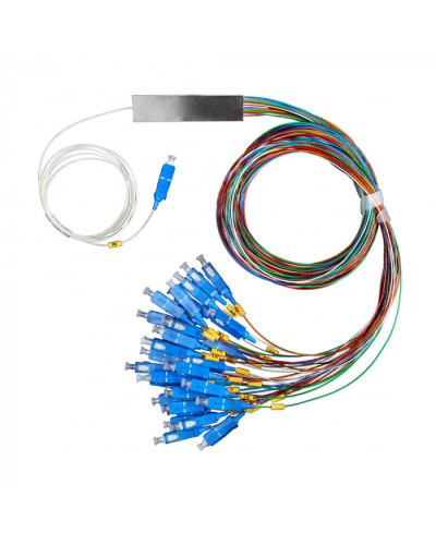 Разветвитель план 1х8 окон SC/UPC 9/125 вывод 1,5м буфер 0.9мм 1260/1650 Cabeus (FCT-PLC-1/8-9-SC/U-1.5-0.9) в Уссурийске Оптические разветвители (сплиттеры) Pintop.ru