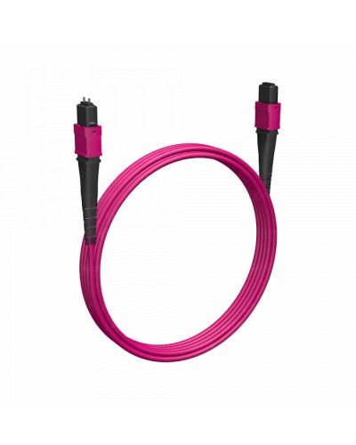 Кабельная сборка MPO(F) -MPO(M)-12 волокон 50/125 OM4, 7 m Cabeus (FOP-50-OM4-12-MPO(F)-12-MPO(M)-B-7m) в Уссурийске Кабельные сборки (оптические) Pintop.ru