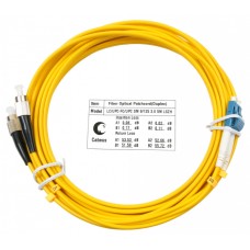 Шнур оптический duplex LC-FC 9/125 sm 7м LSZH Cabeus FOP(d)-9-LC-FC-7m