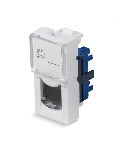 Модуль Keystone Jack RJ-45(8P8C), 180 градусов, категория 6 Cabeus (KJ-RJ45-Cat.6-180T-FP-L-22,5) в Уссурийске Модули Keystone Pintop.ru