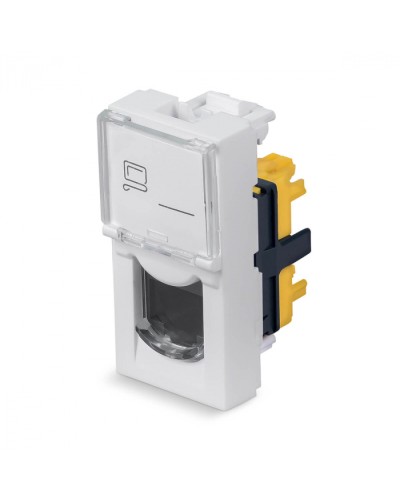 Модуль Keystone Jack RJ-45(8P8C), 180 градусов, категория 6a Cabeus (KJ-RJ45-Cat.6a-180T-FP-L-22,5) в Уссурийске Модули Keystone Pintop.ru