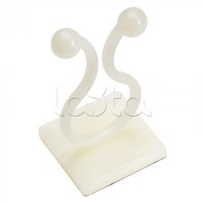 Самоклеящийся кабельный зажим (100 шт) Cabeus TTB-15