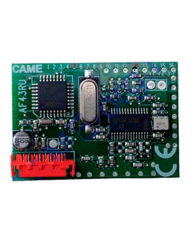 Плата радиоприемника встраиваемая Came 001AF43RU в Уссурийске Устройства радиоуправления для шлагбаумов и автоматики Pintop.ru