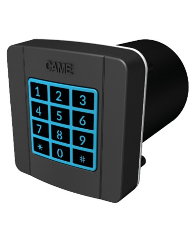 Клавиатура кодонаборная накладная, 12 кнопок, синяя подсветка Came 806SL-0150 в Уссурийске Запчасти для шлагбаумов и автоматики Pintop.ru