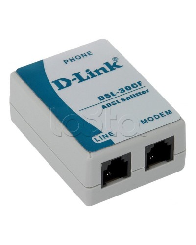 Сплиттер ADSL D-Link DSL-30CF/RS в Уссурийске Маршрутизаторы, Роутеры и Точки Доступа Pintop.ru