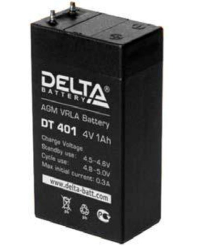 Аккумулятор свинцово-кислотный Delta DT 401 в Уссурийске Электротехническое оборудование Pintop.ru