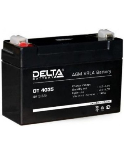 Аккумулятор свинцово-кислотный Delta DT 4035 в Уссурийске Электротехническое оборудование Pintop.ru
