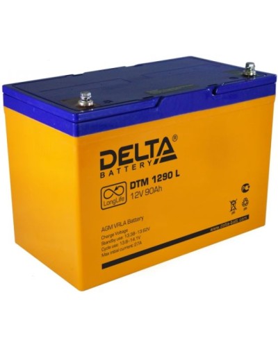 Аккумулятор свинцово-кислотный Delta DTM 1290 L в Уссурийске Электротехническое оборудование Pintop.ru