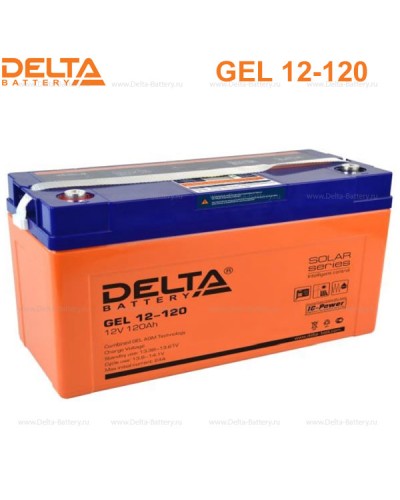 Аккумулятор свинцово-кислотный Delta GEL 12-120 в Уссурийске Электротехническое оборудование Pintop.ru