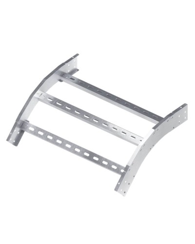 Угол лестничный вертикальный внешний 45 градусов 150х800, R600 DKC (ULOC658) в Уссурийске Аксессуары для лотков Pintop.ru