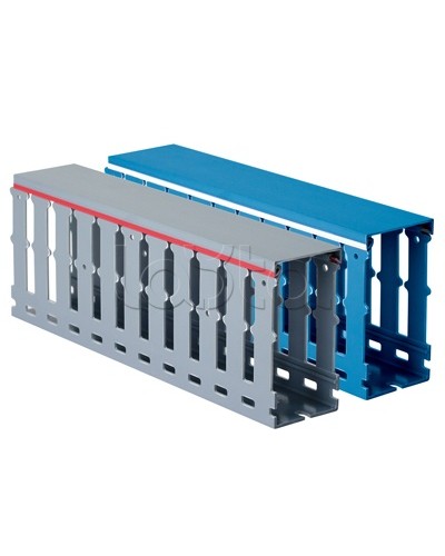 Короб перфорированный, серый RL12 25x30 DKC 00127RL в Уссурийске Аксессуары для кабель-канала Pintop.ru