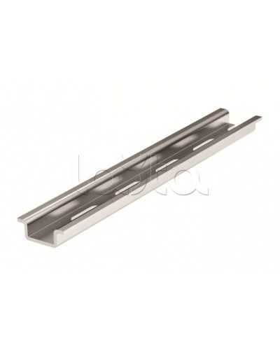 DIN-рейка OMEGA 2F 15.5х5.5 с перфорацией DKC 02130 в Уссурийске Крепежные изделия Pintop.ru