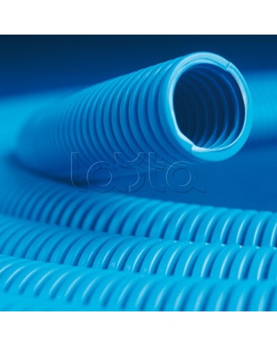 Труба гофрированная ППЛ 25 мм с зондом лёгкая DKC 11925 (50 м) в Уссурийске Труба гофрированная Pintop.ru