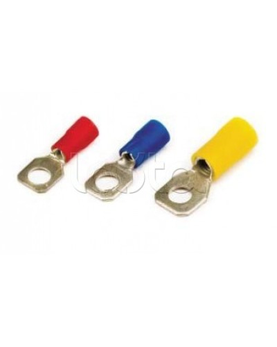 Наконечник с отверстием под винт ф5,2мм, с изолированным фланцем, для сечения провода 2,5-6,0мм2 DKC (2C5P) в Уссурийске Держатели, клипсы, скобы Pintop.ru