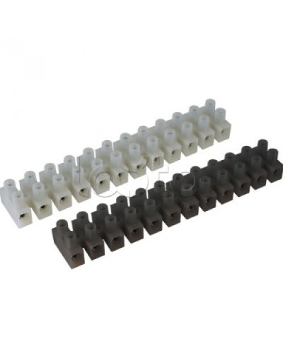 Клемник полипропилен черный, 12р,450V, 24A, 4 мм.кв DKC 43212PL/R в Уссурийске Клеммные колодки Pintop.ru