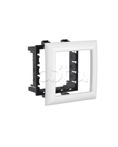 Рамка-суппорт Avanti белый для In-liner Front, 2 мод. DKC 4400912 в Уссурийске Аксессуары для лотков Pintop.ru