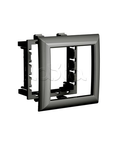 Рамка-суппорт Avanti черный для In-liner Front, 4 мод. DKC 4402914 в Уссурийске Аксессуары для лотков Pintop.ru