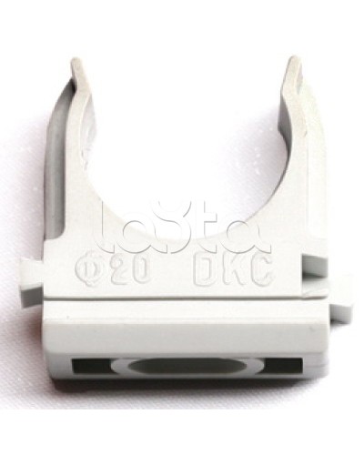 Держатель с защелкой, д.20мм, в упаковках по 10шт. DKC 51020R10 в Уссурийске Держатели, клипсы, скобы Pintop.ru