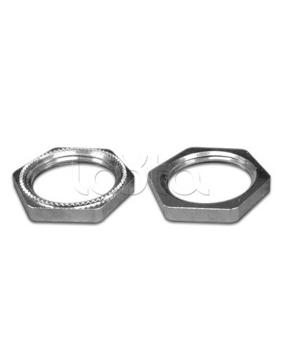 Гайка заземляющая M32x1,5 никел. латунь DKC 6006EMC-32A в Уссурийске Крепеж Pintop.ru