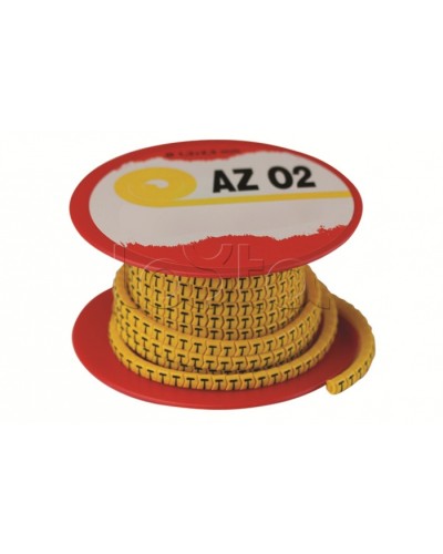 Колечко маркировочное 9, 4-8мм. черное на желтом DKC AZS409BY в Уссурийске Крепежные изделия Pintop.ru