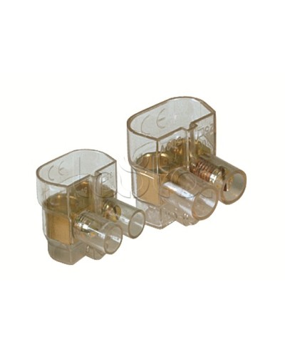 Колодка клеммная соединительная 2х4 мм DKC B42 в Уссурийске Клеммные колодки Pintop.ru