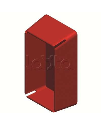 Заглушка торцевая для двойного профиля LAS DKC BPO4182 в Уссурийске Аксессуары для лотков Pintop.ru