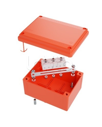 Коробка пластиковая FS с гладкими стенками и клеммниками DKC IP56 100х100х50мм FSB10404 в Уссурийске Распределительные коробки Pintop.ru