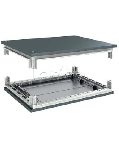 Комплект крыша и основание для шкафов CQE 800x800 мм DKC R5KTB88 в Уссурийске Полки для шкафов и стоек Pintop.ru